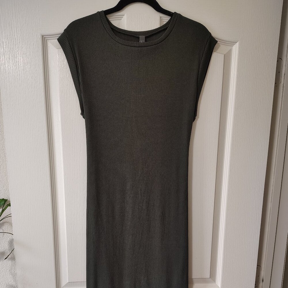 ALYA Dark Green Maxi Dress Size XL